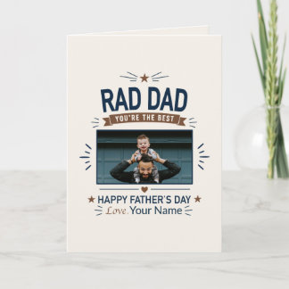 Rad Dad - Du bist die beste Karte zum Vatertag