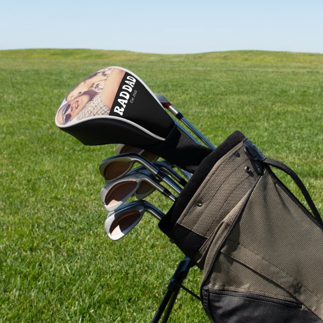 Rad Dad Est. Retro-Foto Golf Headcover (In SItu)