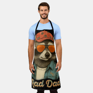 Rad Dad Lustiger Glücklicher Vatertag Vintage Schürze