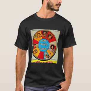 Rad der glücklichen Mondo Bizarro Vintage Kunstwer T-Shirt