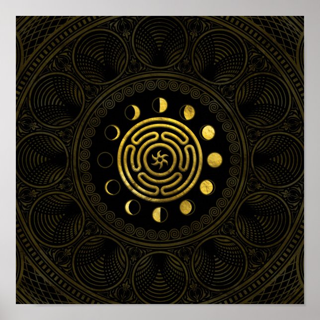 Rad der Hekate und Monde Poster (Vorne)