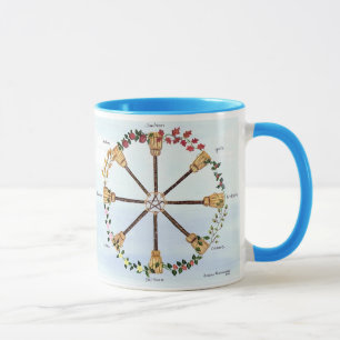Rad der Jahr-Tasse Tasse