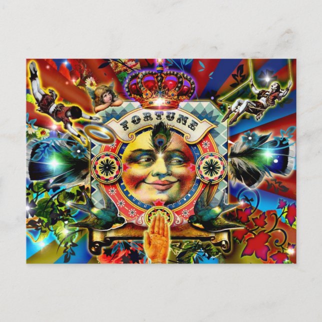 Rad der Postkarte für das Glück (Vorderseite)