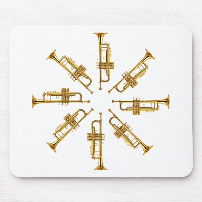Rad der Trompeten Mousepad (Vorne)