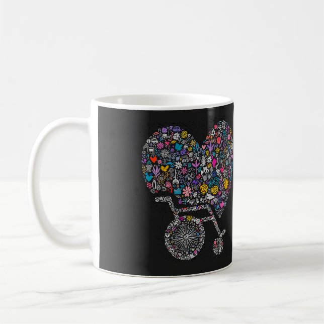 Rad der vielen Leben Kaffeetasse (Links)