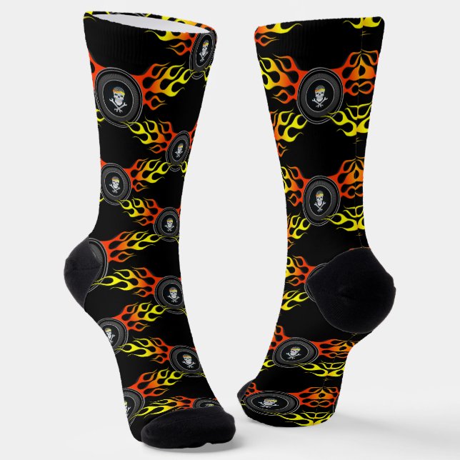 Rad des Flammenmechanismus Socken (Gewinkelt)