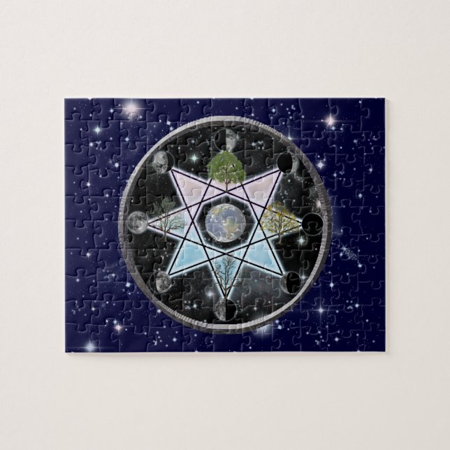 Rad des Jahres Oktagram Puzzle (Horizontal)