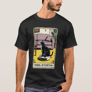 Rad des Schicksals Roboter Staubsauger Lustige Tar T-Shirt
