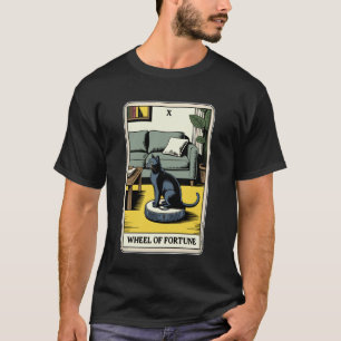 Rad des Schicksals Roboter Staubsauger Lustige Tar T-Shirt