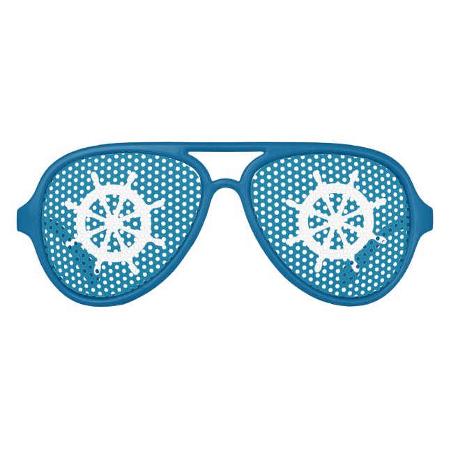 Rad des Segelschiffes Partybrille (Vorderseite)