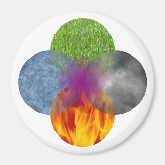 Rad des Seins - weiß Magnet