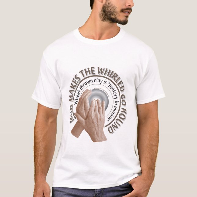 Rad-geworfene Tonwaren T-Shirt (Vorderseite)