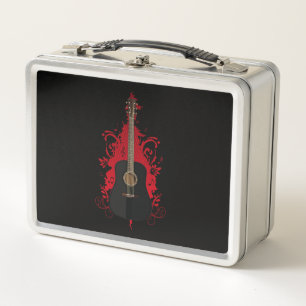 Rad Gitarre Metall Brotdose