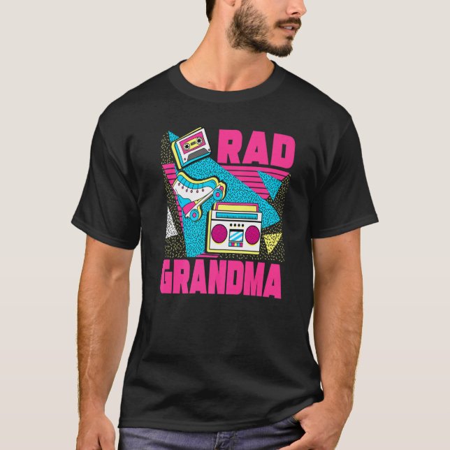 Rad Grandma 90s Aesthetic Nostalgia 1990's Retro G T-Shirt (Vorderseite)