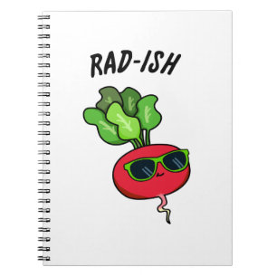 Rad-ish Lustiger Gemüse-Rettich-Wortspiel Notizblock