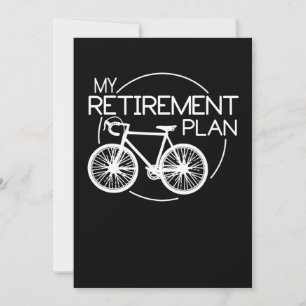 Rad mein Ruhestand Rad fahren Rad Mitteilungskarte