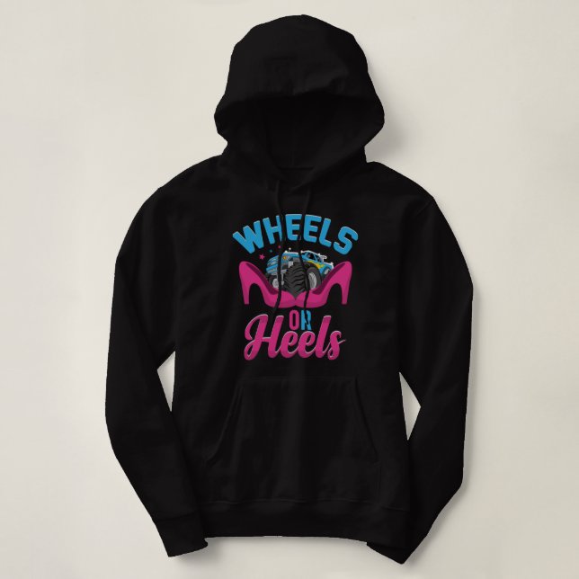 Rad- oder Heels, Junge oder Mädchen, die sich über Hoodie (Design vorne)