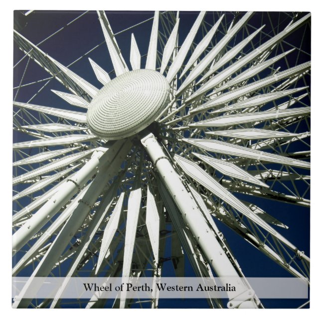 Rad Perth, Western Australien Keramik Tile Fliese (Vorderseite)