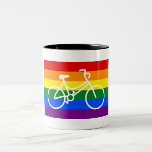 Rad-Pride Zweifarbige Tasse