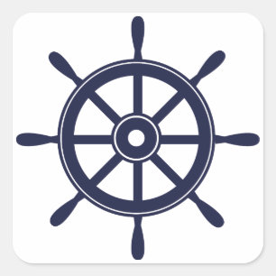 Rad Quadratischer Aufkleber