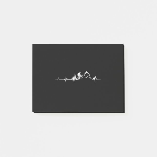 Rad Racing Racing Mountain Bike Post-it Klebezettel (Vorderseite)