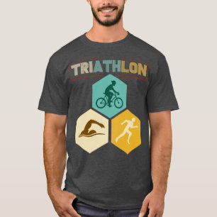 Rad schwimmen Triathlon T-Shirt