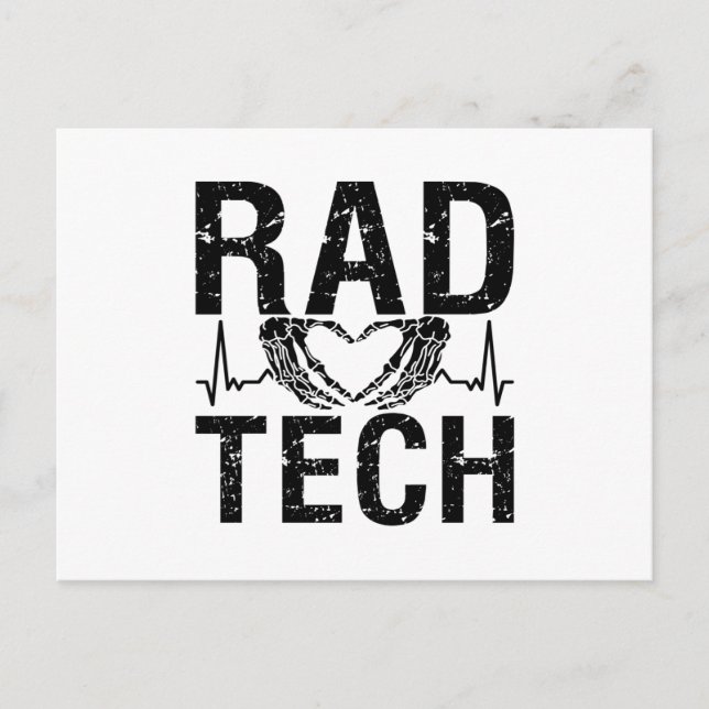 Rad Tech Medicine Technologist Xray Radiology Tech Postkarte (Vorderseite)