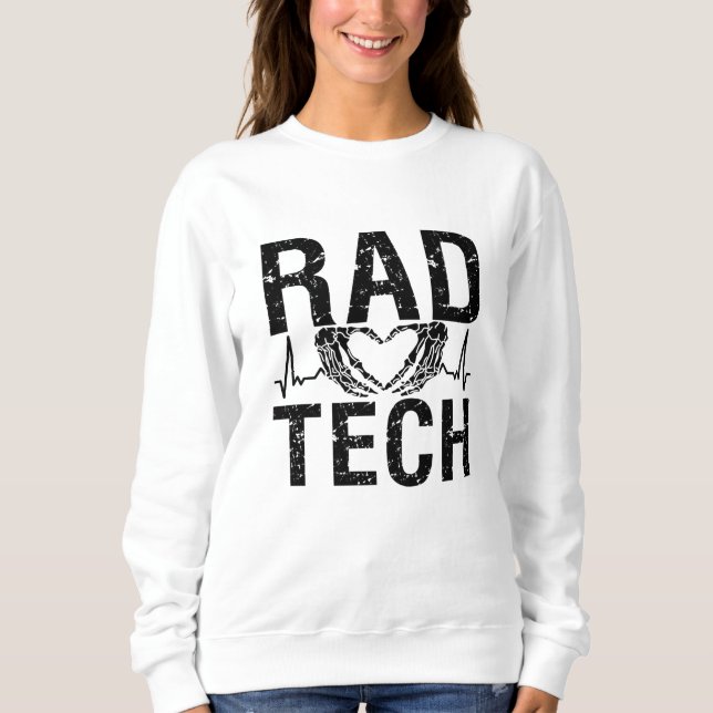 Rad Tech Medicine Technologist Xray Radiology Tech Sweatshirt (Vorderseite)