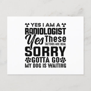 Rad Tech Yes I Am A Radiologist Xray Radiology Postkarte
