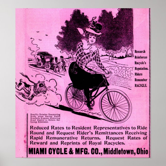Rad und Racyyycess der 1890er Jahre Poster (Vorne)