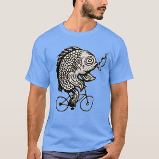 Rad- und Rad-geräucherte Fische T-Shirt