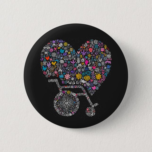Rad vieler Leben Button (Vorderseite)