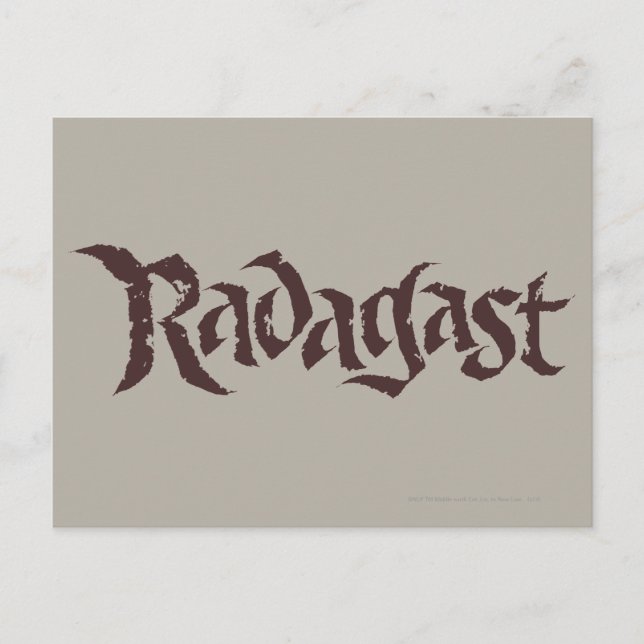 RADAGAST™ Name Solid Postkarte (Vorderseite)