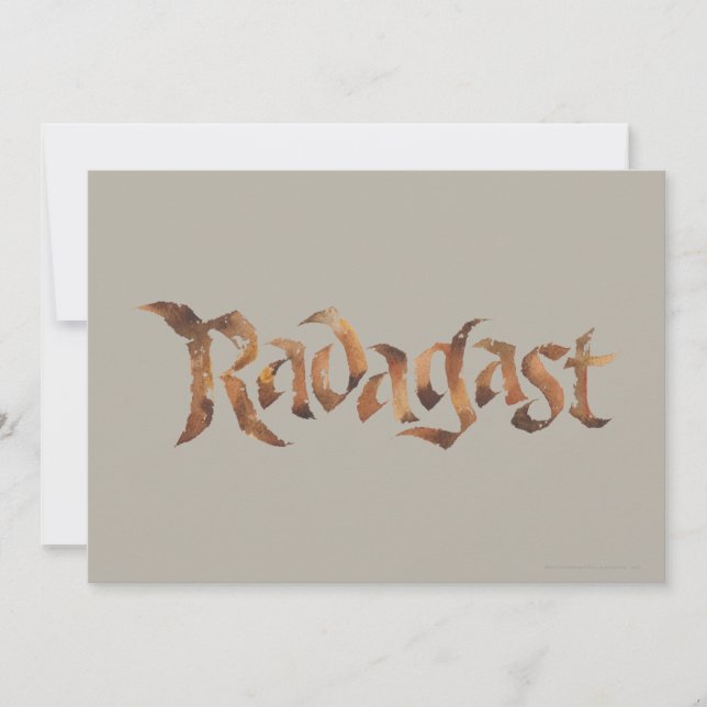 RADAGAST™ Name texturiert (Vorderseite)