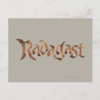 RADAGAST™ Name texturiert Postkarte