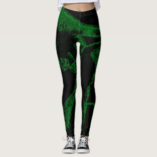 RADAR, All Fisheye Parrots. Leggings