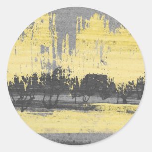 Radar II Runder Aufkleber