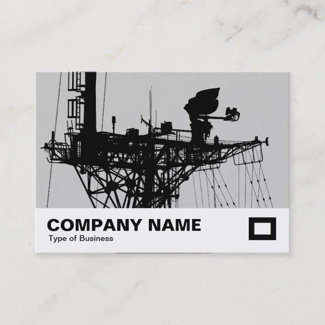 Radar Mast - Light Gray Visitenkarte (Vorderseite)