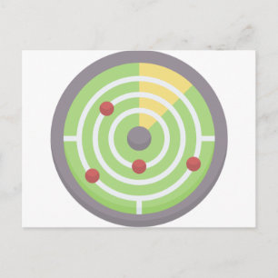 Radar Postkarte