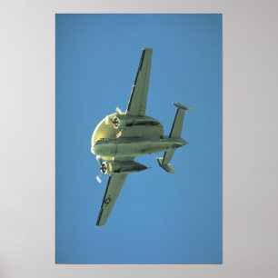 Radarflugzeug der US-Marine gegen U-Boot Poster