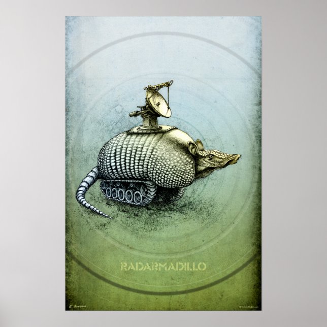 Radarmadillo Poster (Vorne)