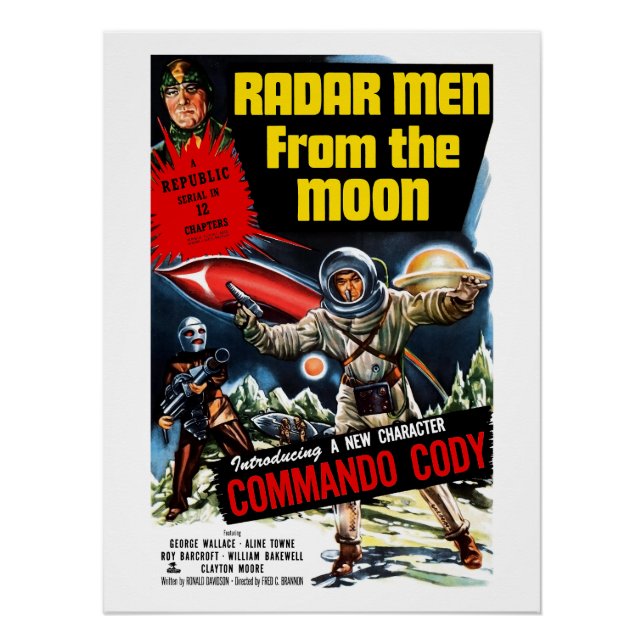 Radarmänner vom Mond (1952) Poster (Vorderseite)