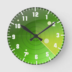 Radarradar Runde Wanduhr