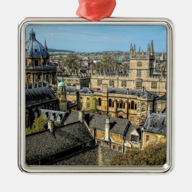 Radcliffe Kamera und Bodleian Bibliothek Oxford Ornament Aus Metall (Vorne)