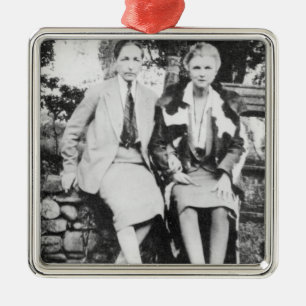 Radclyffe Hall und Una Vincenzo Silbernes Ornament