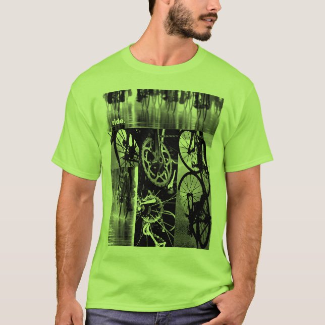 Radcollage T-Shirt (Vorderseite)