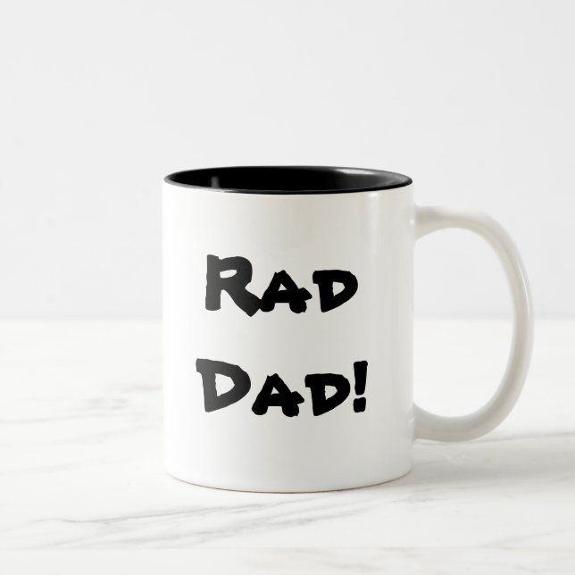 RadDad! Zweifarbige Tasse (Rechts)