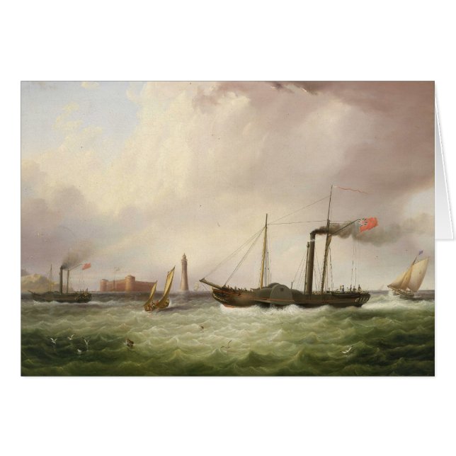 Raddampfer Ariel 1831 (Vorderseite (Horizontal))