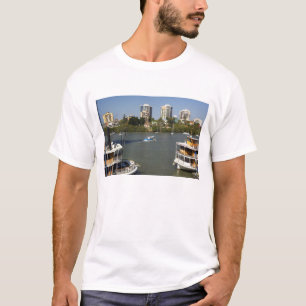 Raddampfer, Brisbane River, Brisbane, T-Shirt