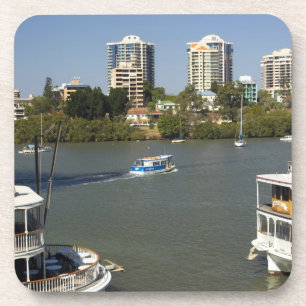 Raddampfer, Brisbane River, Brisbane, Untersetzer